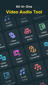 Экран выбора действий и параметров в Video Converter, Compressor от Inverse AI