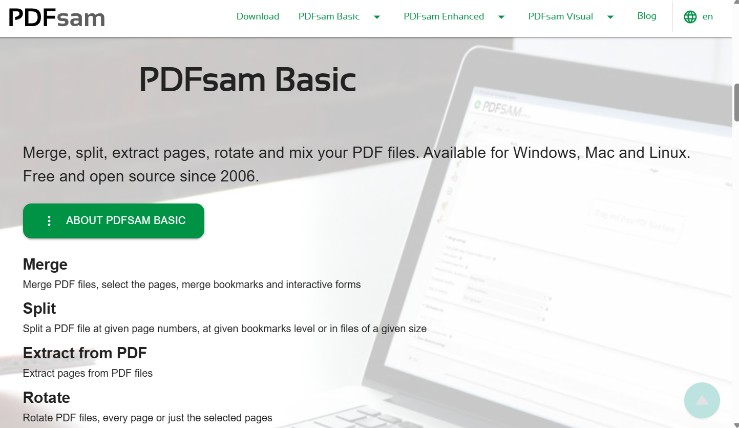 Визуальная организация страниц PDF в PDFsam