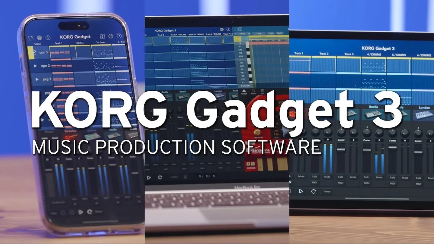 Интерфейс KORG Gadget 3