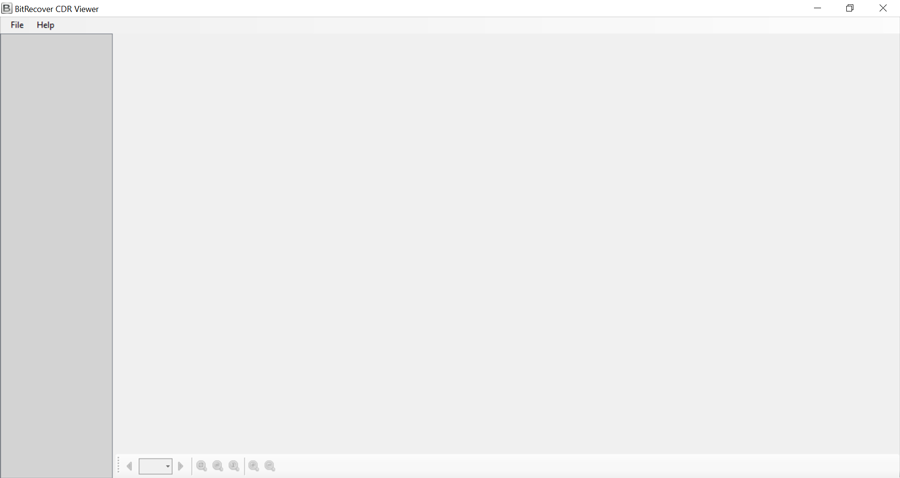 Интерфейс BitRecover Free CDR Viewer