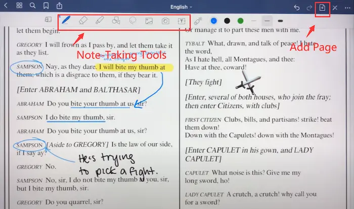 Рукописные заметки в Goodnotes на iPad