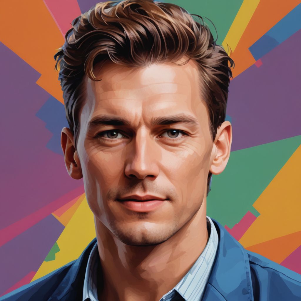 Пример WPAP-портрета PhotoStyleLab