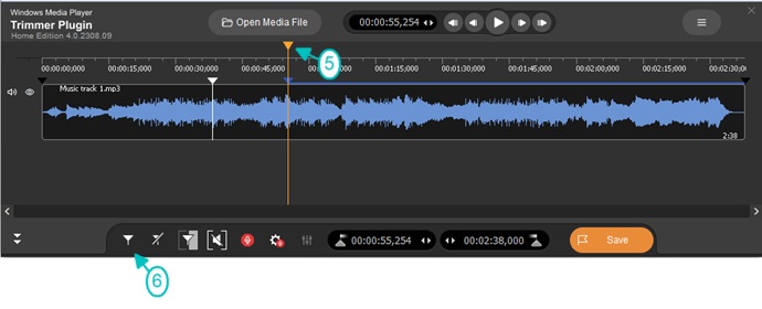 Редактирование MP3 через WMP Trimmer Plugin