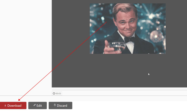 Рендеринг и скачивание GIF в GIFCAP