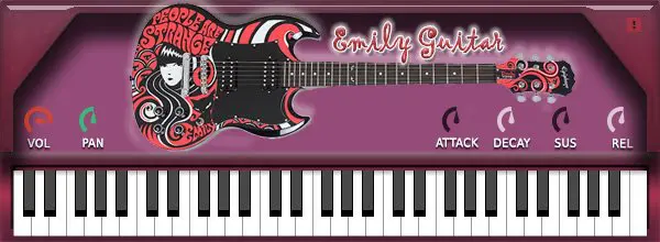Интерфейс Cute Emily Guitar