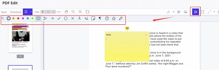 Sticky note в WorkinTool
