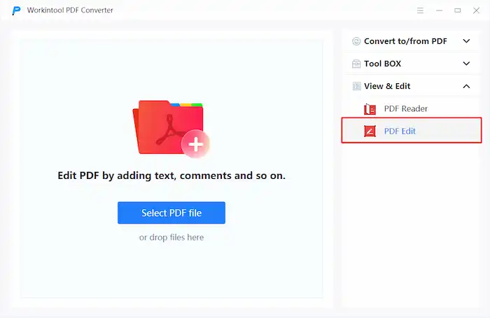 Редактор PDF в WorkinTool