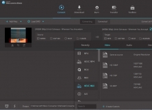Выбор формата вывода в Aimersoft Video Converter Ultimate