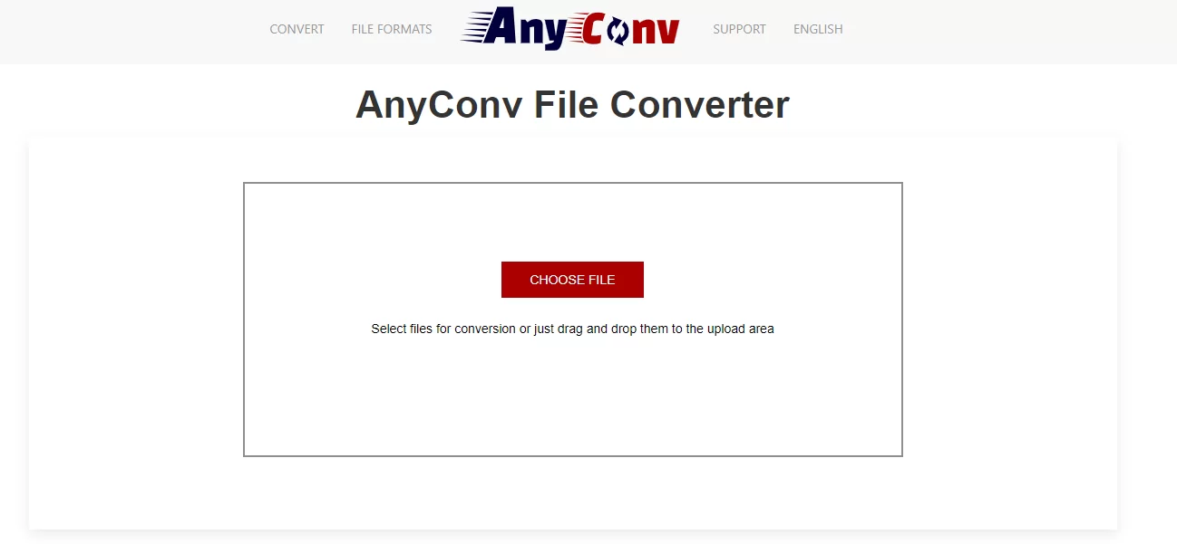 Интерфейс AnyConv для преобразования RA в MP3