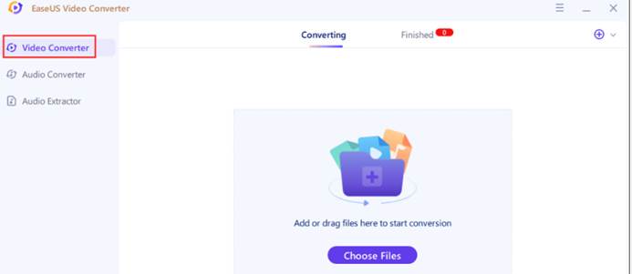 Интерфейс EaseUS Video Converter