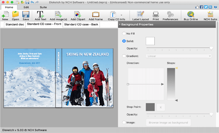 Основное окно Disketch на macOS