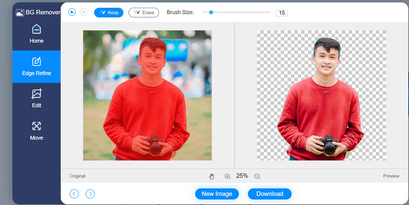 Vidmore Background Remover: удаление фона