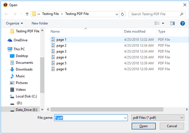 Следующий шаг мастера SysInfo PDF Repair