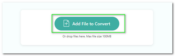 AnyMP4 Online — Add File to Convert