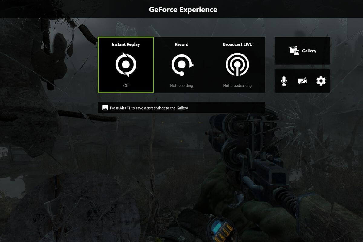 Настройки качества записи NVIDIA ShadowPlay