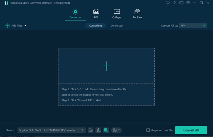 Добавление VOB в VideoSolo Video Converter