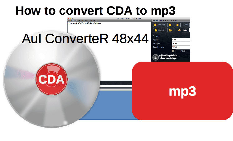 Процесс CDA в MP3 в AuI ConverteR 48x44