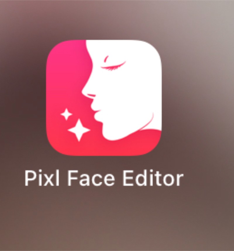 Интерфейс мобильного приложения Pixl для ретуши лица