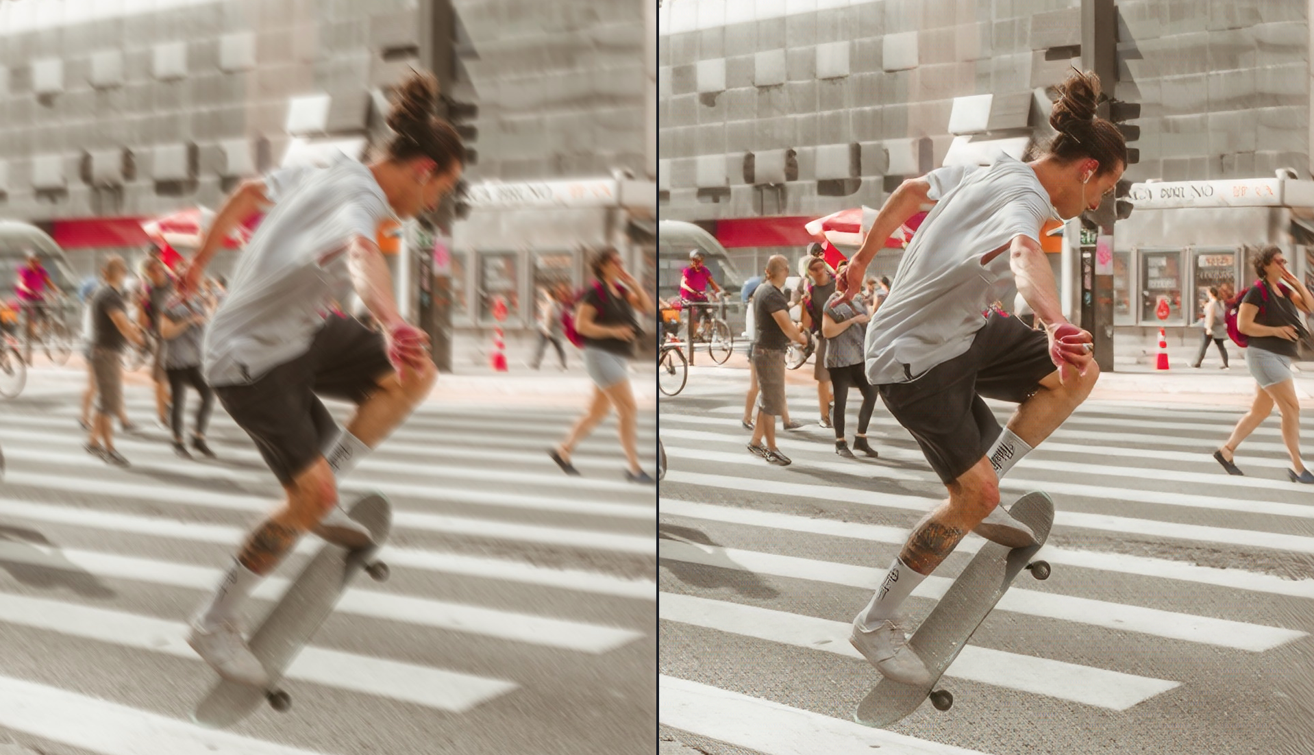 Модель Motion Blur в модуле Sharpen программы Topaz Photo