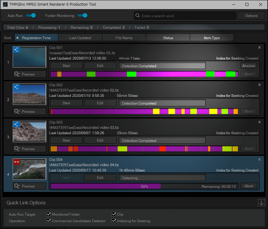 Production Tool в TMPGEnc MPEG Smart Renderer 6