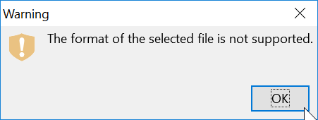 Сообщение о неподдерживаемом видео в LibreOffice Impress