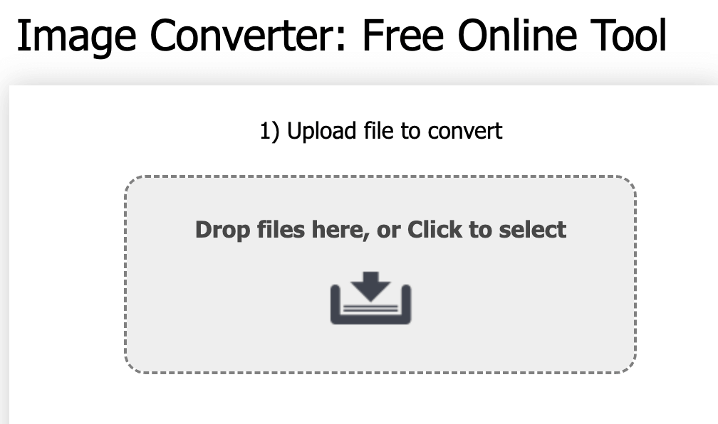 Интерфейс CoolUtils Online Image Converter