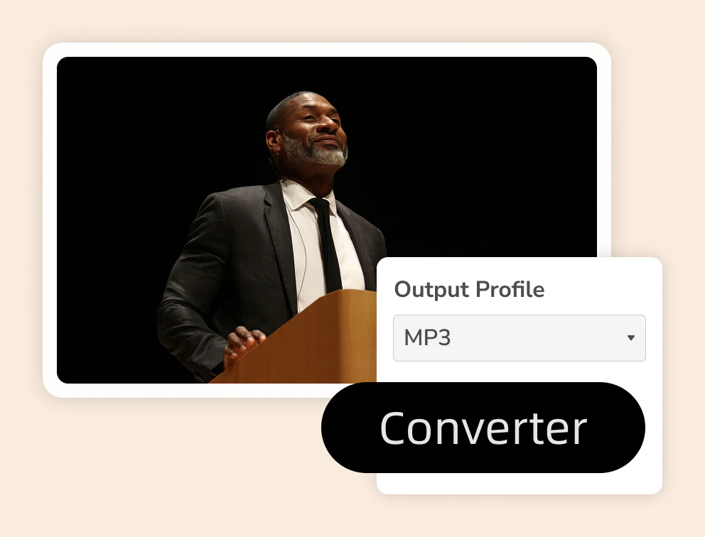Any Video Converter Free: выбор MP3 как выходного профиля