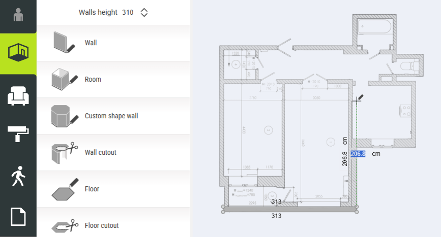 Редактирование комнаты в Roomtodo