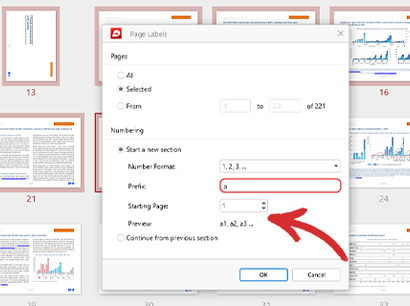Работа с порядком и страницами в MobiPDF
