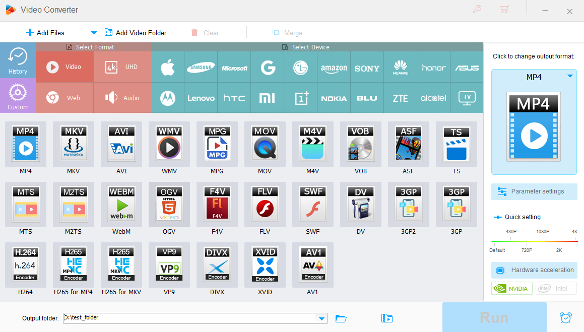 Интерфейс WonderFox HD Video Converter Factory Pro