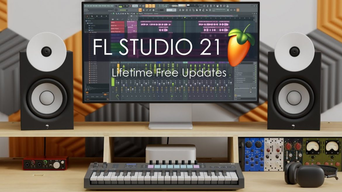 Интерфейс FL Studio с рабочими окнами DAW