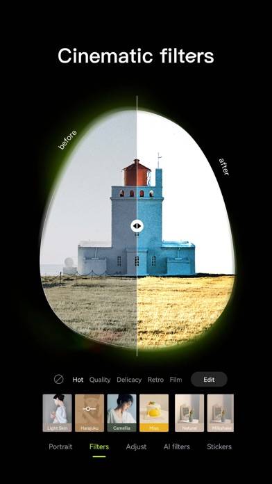 Cinematic filters в Hypic