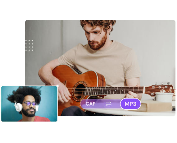 Интерфейс Media.io CAF Converter
