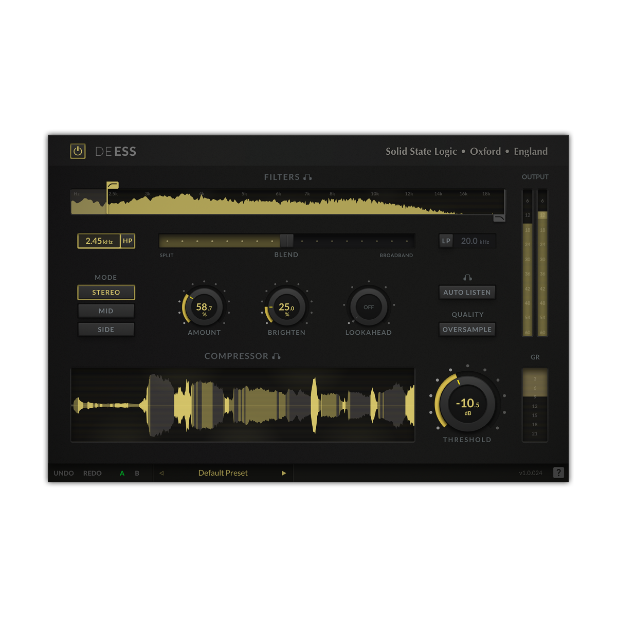 Интерфейс SSL DeEss