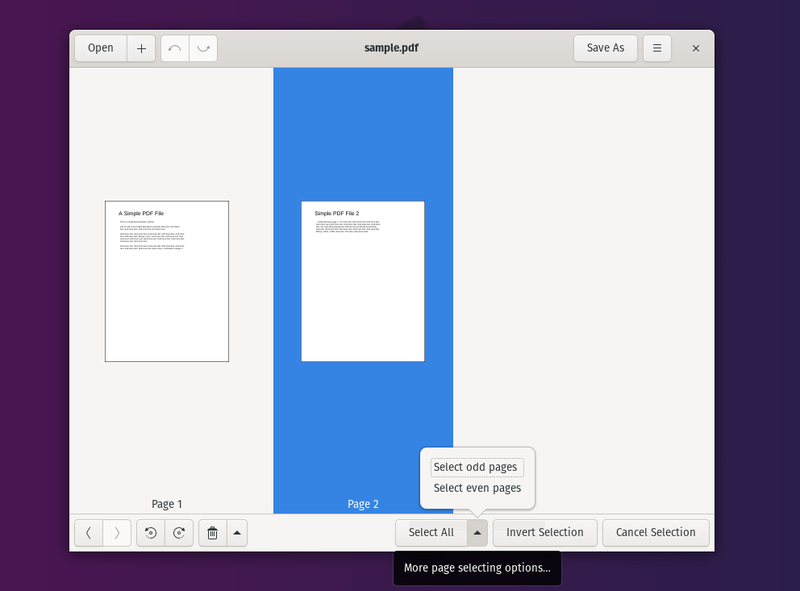 PDF Slicer с миниатюрами страниц документа