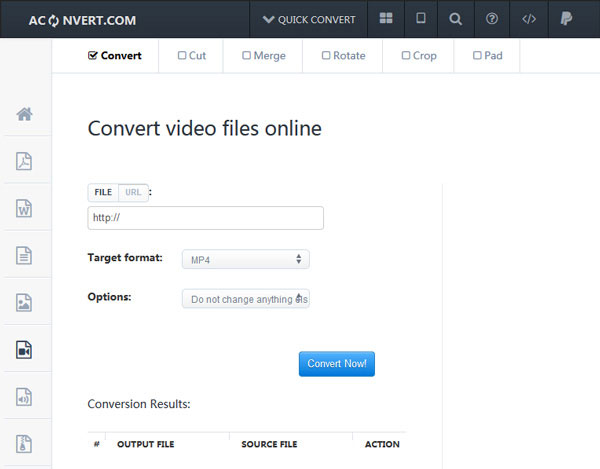 Форма AConvert