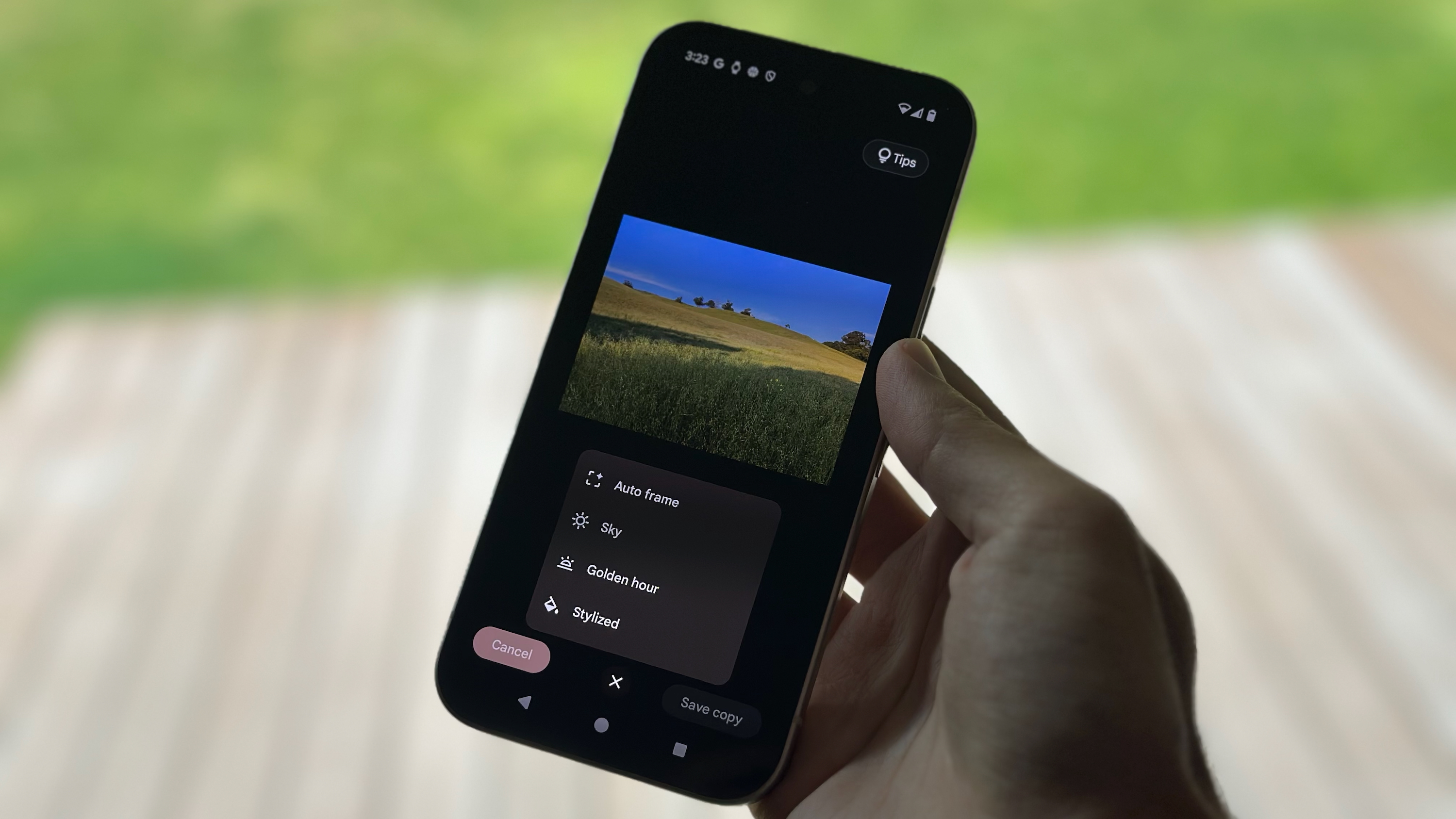 Google Photos: фильтры и ручные параметры редактирования на Android