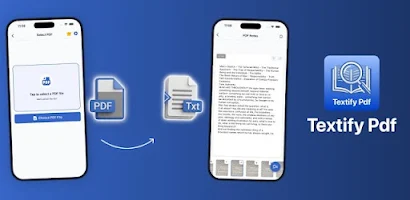 Интерфейс Textify с преобразованием PDF в TXT