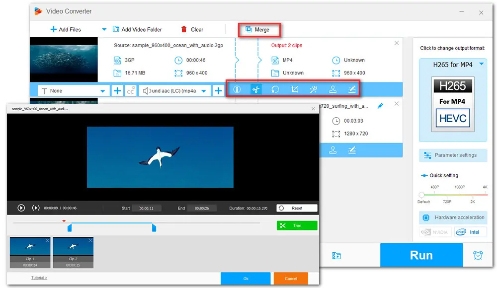 Интерфейс WonderFox Free HD Video Converter Factory