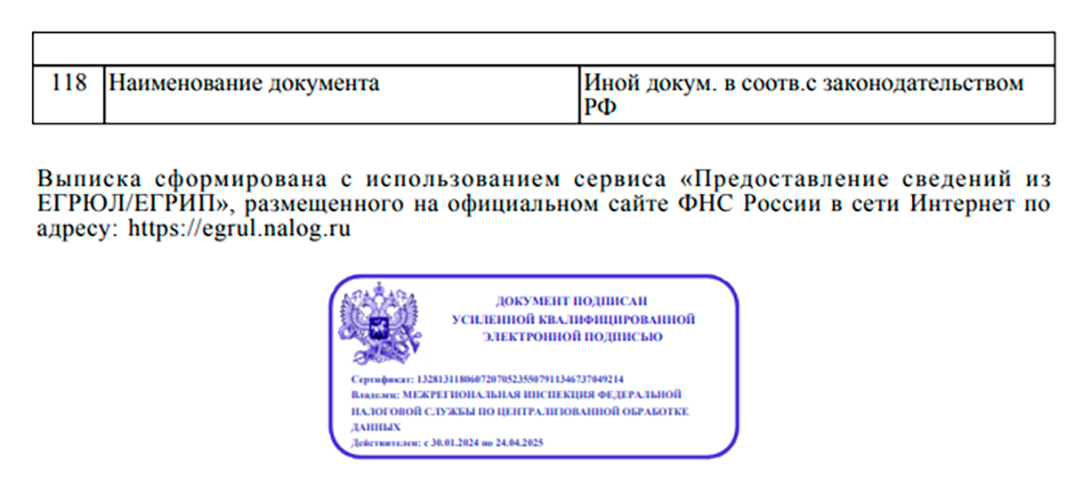 Пример видимого штампа электронной подписи в PDF: изображение на странице не заменяет криптографическую проверку
