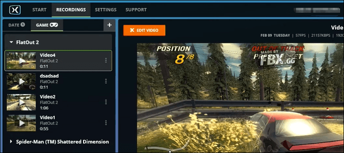 Интерфейс FBX Game Recorder, изображение 1
