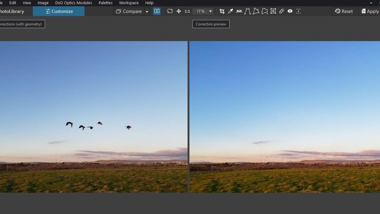 Результат локального удаления в DxO PhotoLab