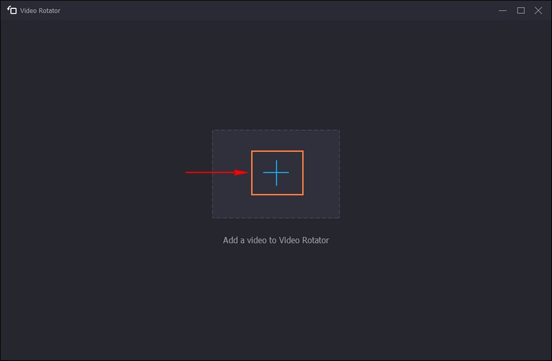 Добавление файла в Video Rotator
