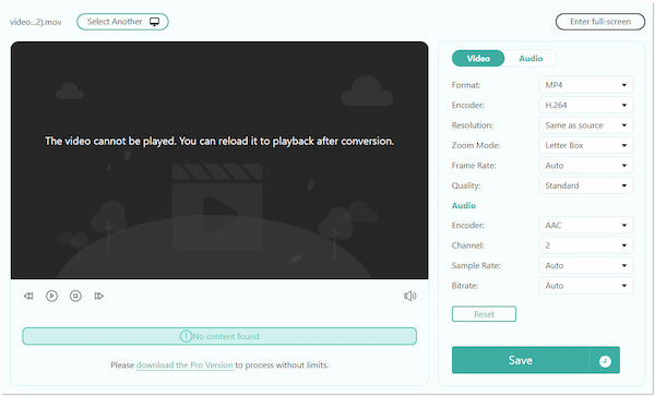 AnyMP4 Free Video Converter Online