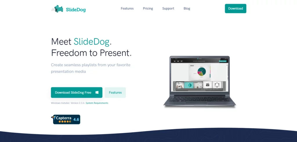 Плейлист презентации в SlideDog
