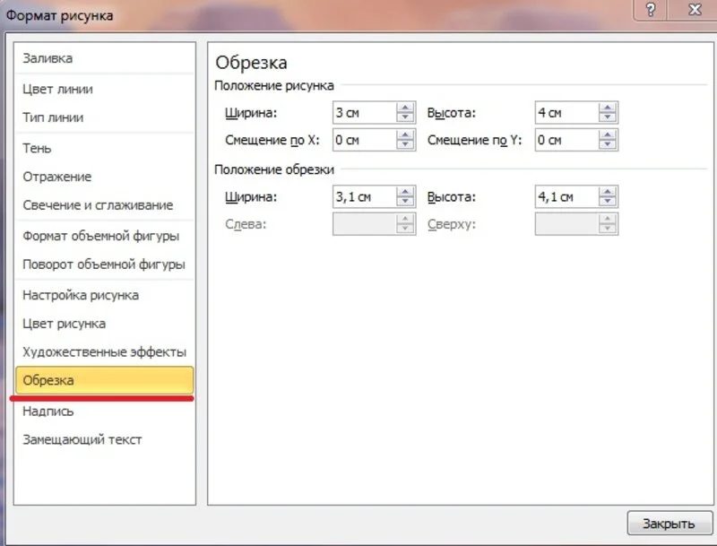 Несколько копий фотографии на странице Microsoft Word