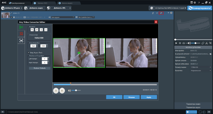 MKV в Any Video Converter