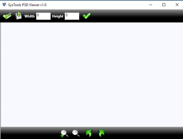 Окно SysTools PSD Viewer