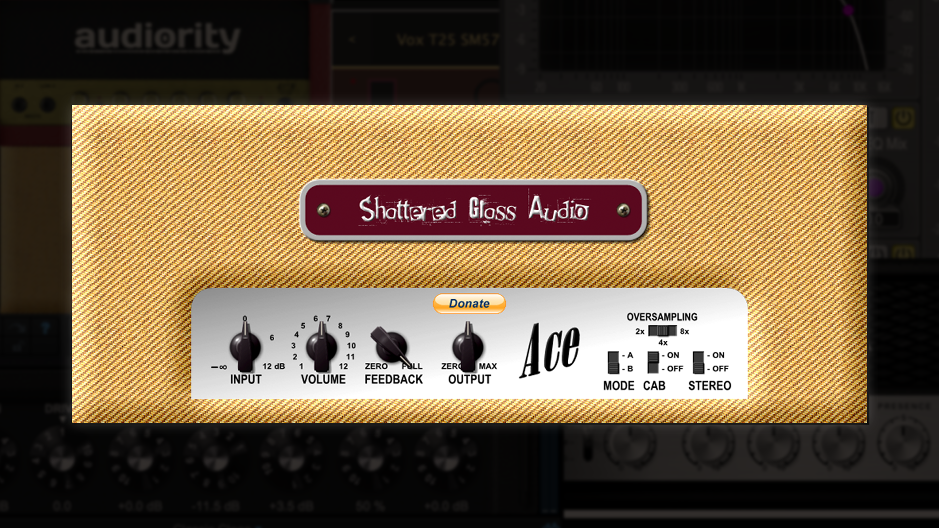 Интерфейс Shattered Glass Audio ACE