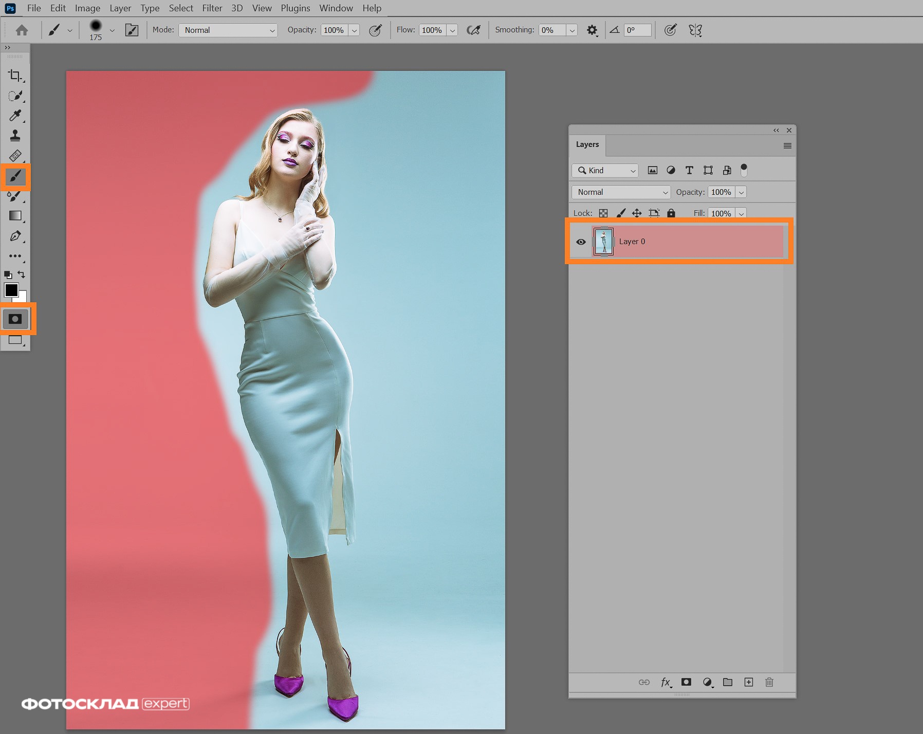 Режим Quick Mask в Photoshop